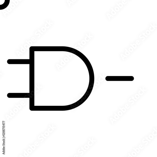 NOT Gate Vector Icon