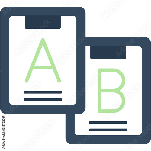 Ab Testing Icon Vector Element
