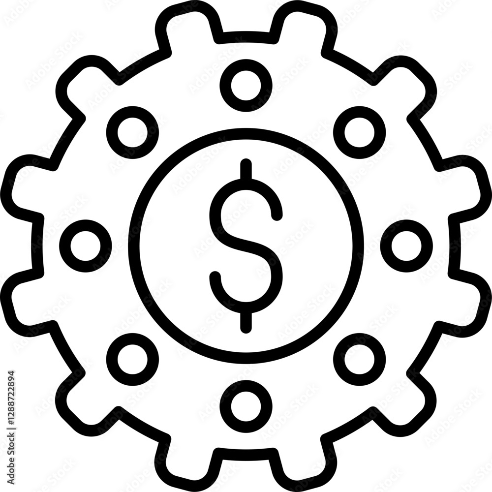 Coast Effective Icon Vector Element Coast Effective Icon Vector Element