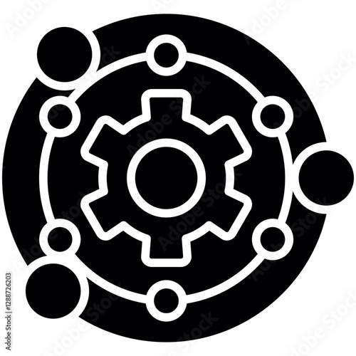 Synthesis Icon Vector Element