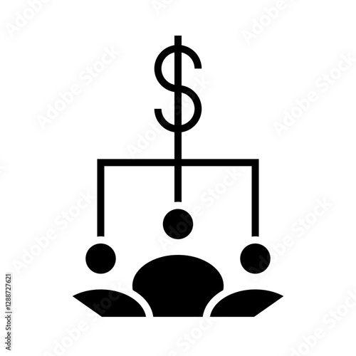Dividend icon Design