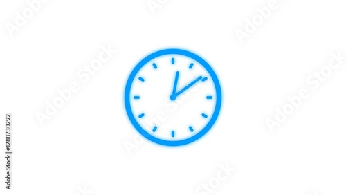 Stopwatch analog clock icon illustration. Clock symbol.