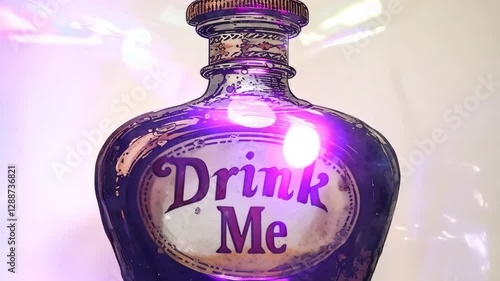 Mysterious vintage bottle labeled 