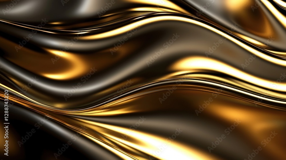Shimmering gold foil texture with reflective highlights creating an elegant, luxurious and dynamic visual effect Shimmering gold foil texture with reflective highlights creating an elegant, luxurious and dynamic visual effect