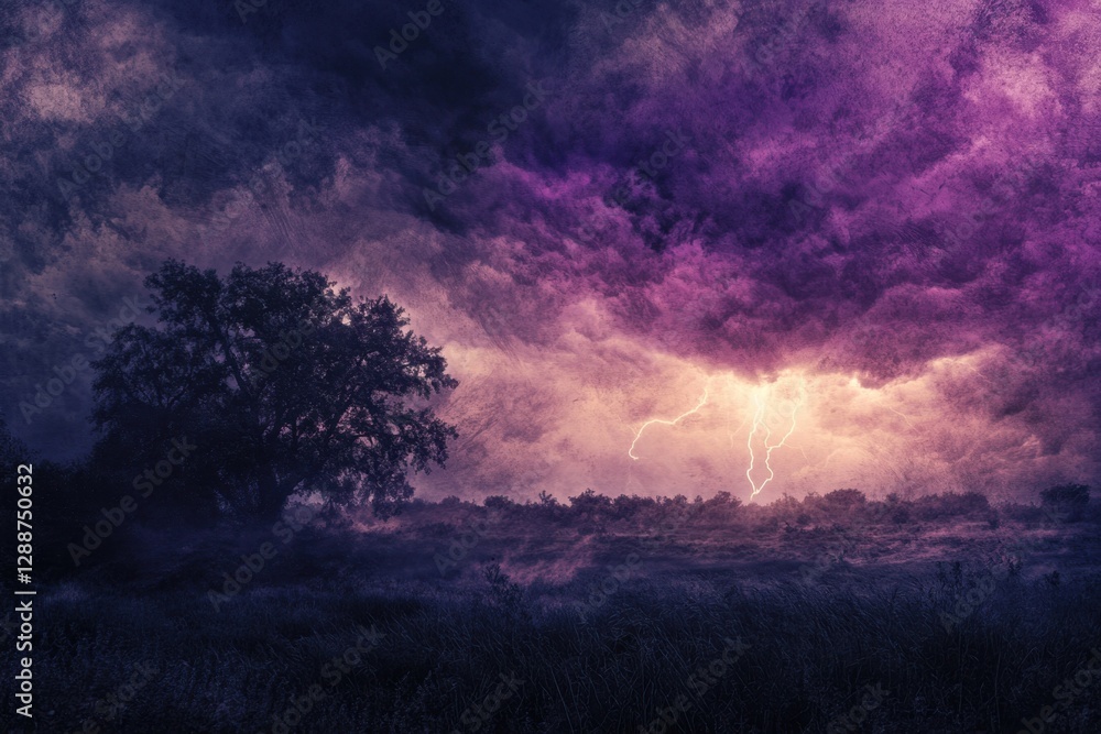 Naklejka premium Storm of the Gods