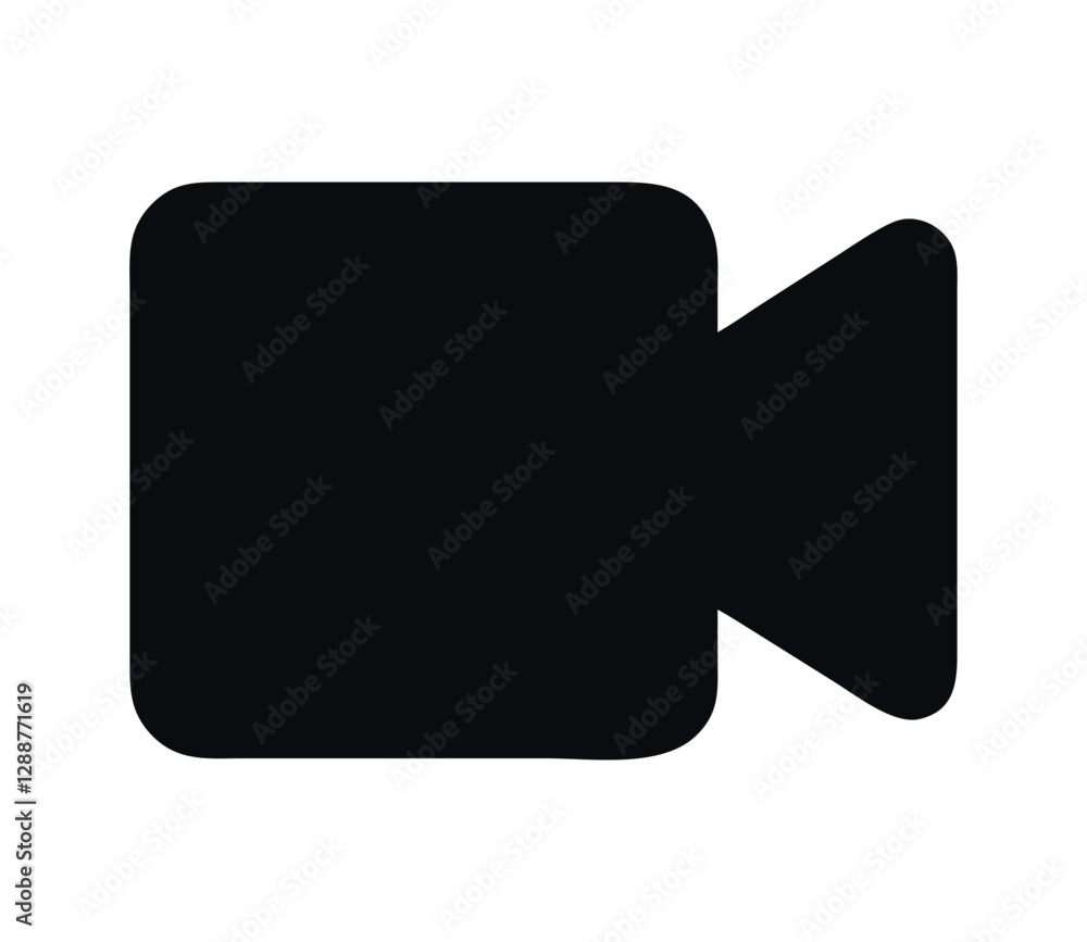 Icon user interface video camera Icon user interface video camera