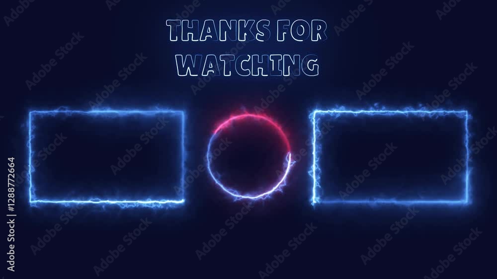 SABER EFFECT YOUTUBE END SCREEN - YOUTUBE OUTRO / Animated YouTube end screen