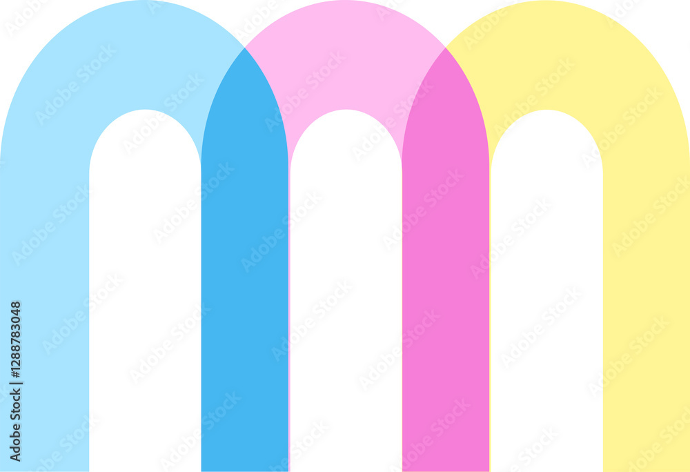 Abstract Illustration of Shapes Abstract Illustration of Shapes