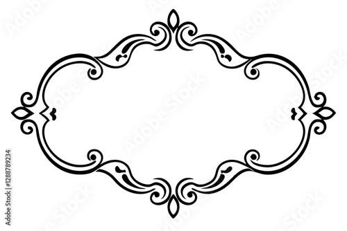Classic Baroque Ornamental Design for Interior and Elegant Decor - SVG