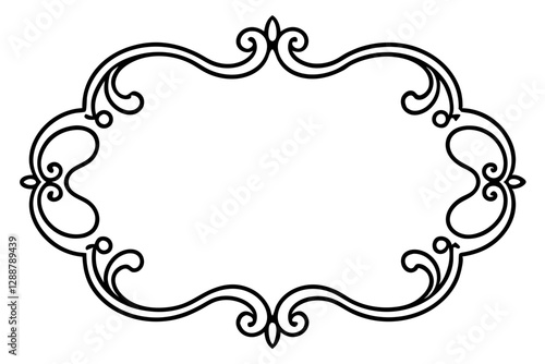 Classic Baroque Ornamental Design for Interior and Elegant Decor - SVG