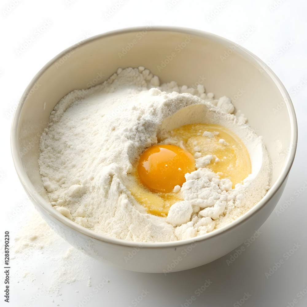 Raw fresh white chicken eggs placed on a stone surface. Raw fresh white chicken eggs placed on a stone surface.