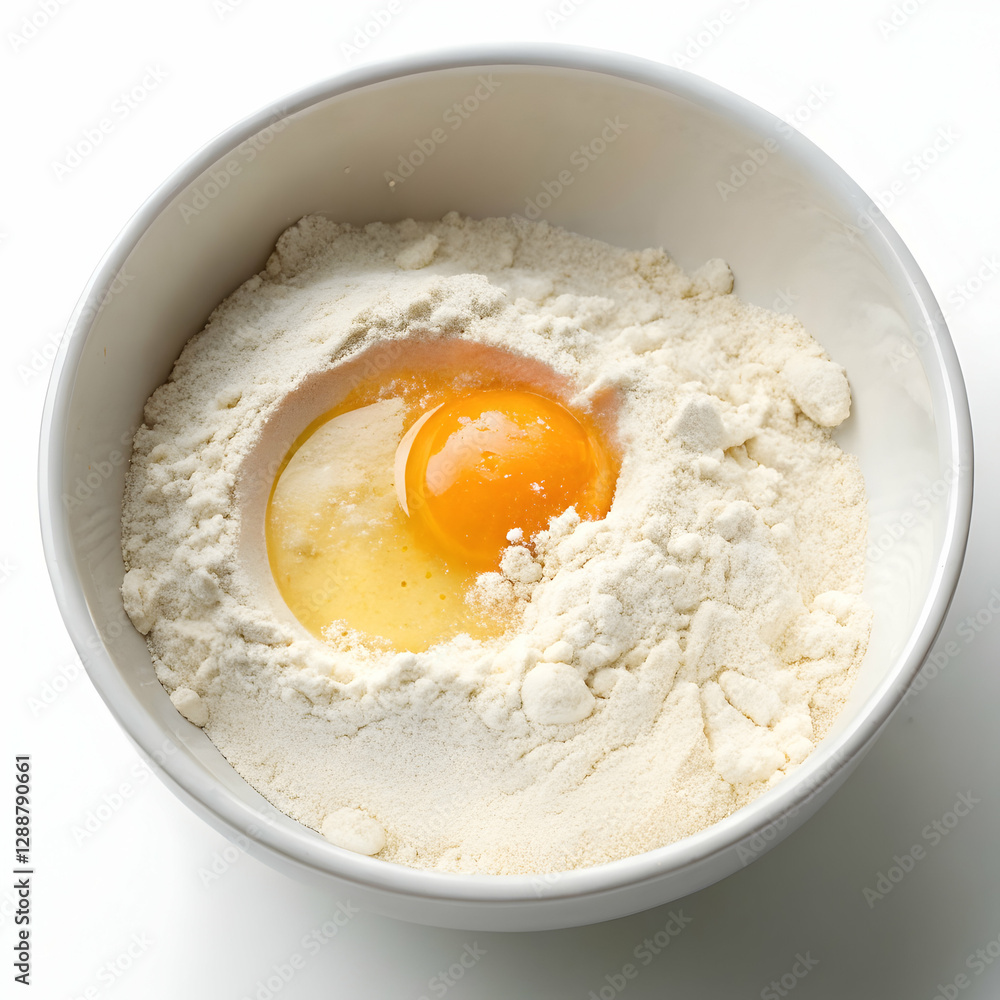 Raw fresh white chicken eggs placed on a stone surface. Raw fresh white chicken eggs placed on a stone surface.