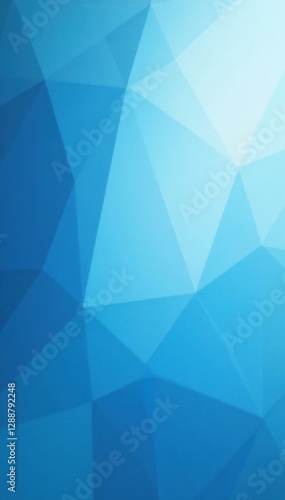 Subtle blue geometric wallpaper, soft gradients, calming tones, contemporary, gradient, art