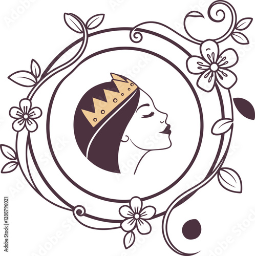 vector Illustration of Happy Woman's Day 