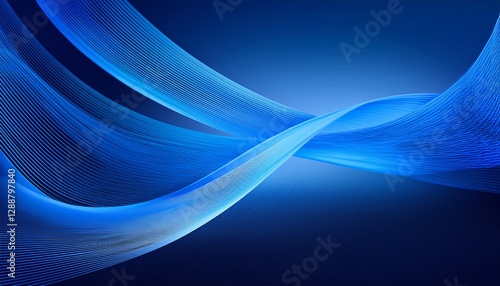 モダンで抽象的なグラデーションの青色の背景画像（Modern abstract gradient blue background image）
