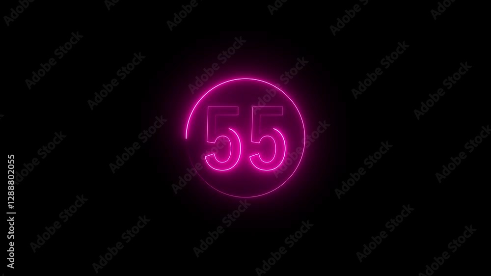 Cool neon 60 seconds(a minute) countdown last 1 second stop in 4K. Minimal countdown timer animation from 60 to 0. Modern art design animated black number on white background for keying. Cool neon 60 seconds(a minute) countdown last 1 second stop in 4K. Minimal countdown timer animation from 60 to 0. Modern art design animated black number on white background for keying.