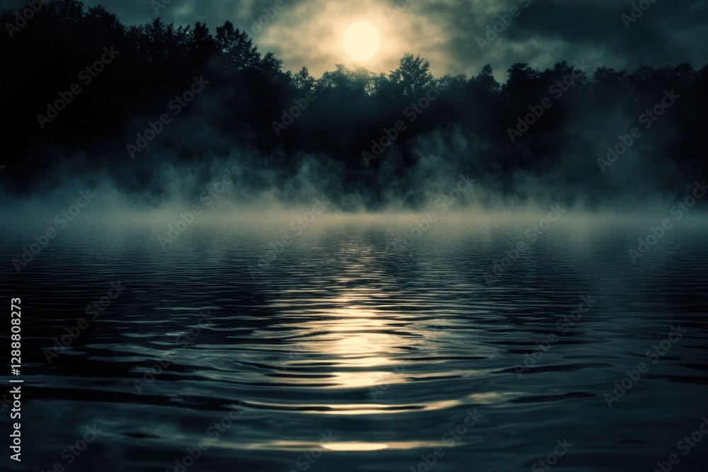 Fototapeta premium Moonlit Reflections
