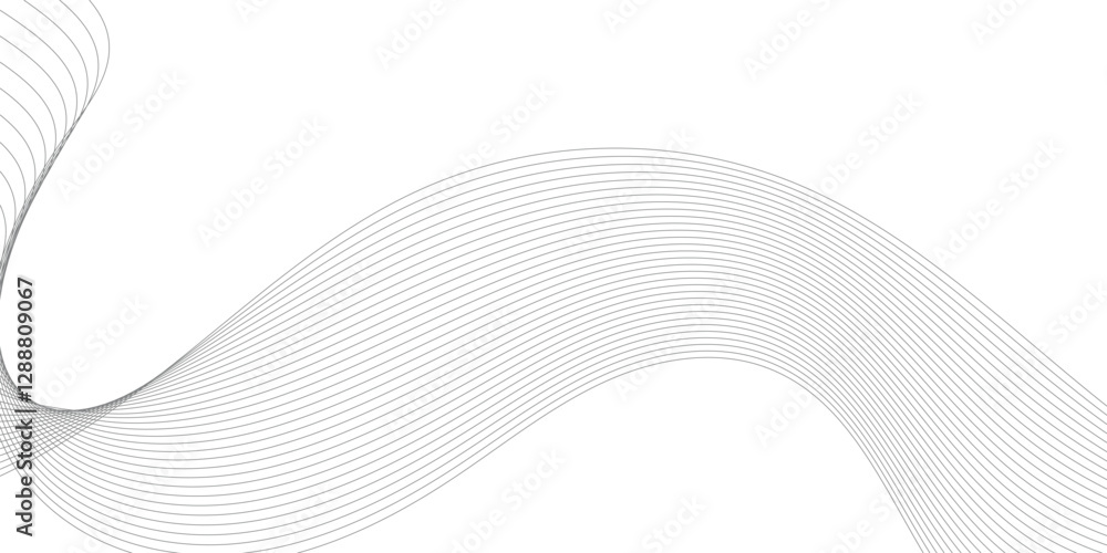 Abstract background with business and technology wave line. Thin line wavy abstract vector background. Curve wave seamless pattern. Abstract background with business and technology wave line. Thin line wavy abstract vector background. Curve wave seamless pattern.
