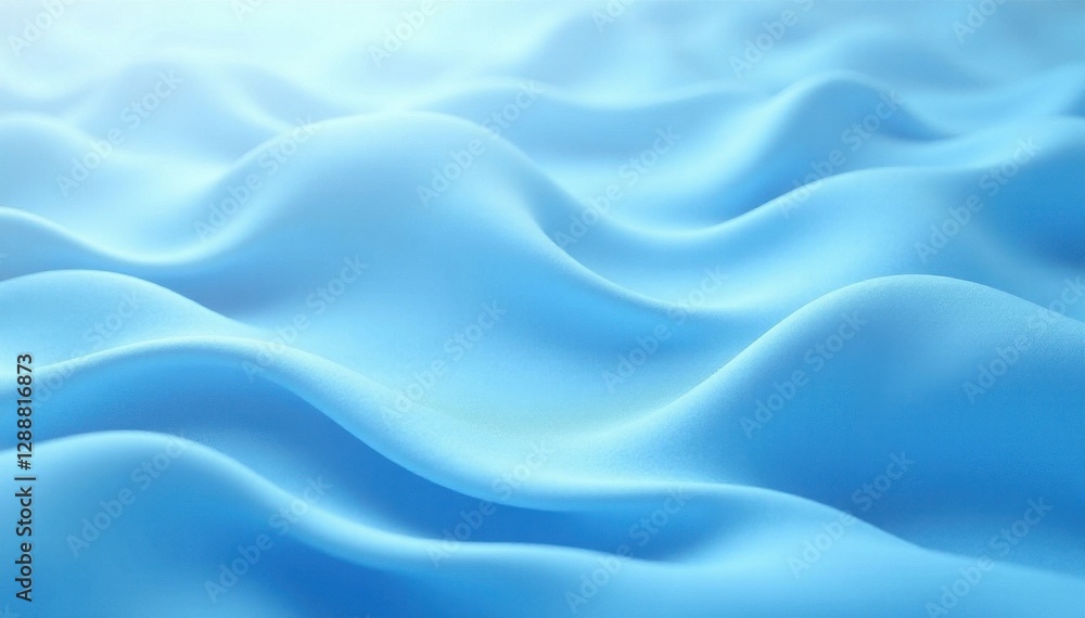 Obraz premium Subtle, flowing light blue wave pattern Seamless repeat , brushstroke, pattern, graphic