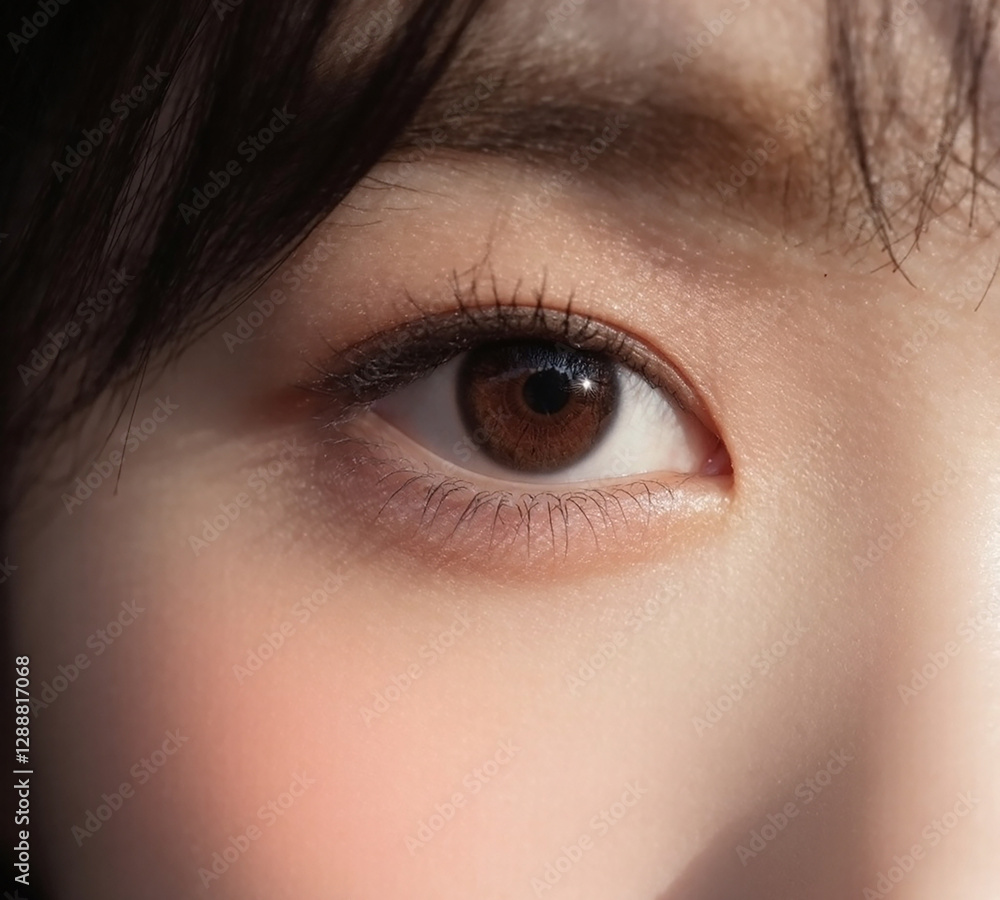 Obraz premium 눈의 해부학과 역할 / Anatomy and Role of the Eye