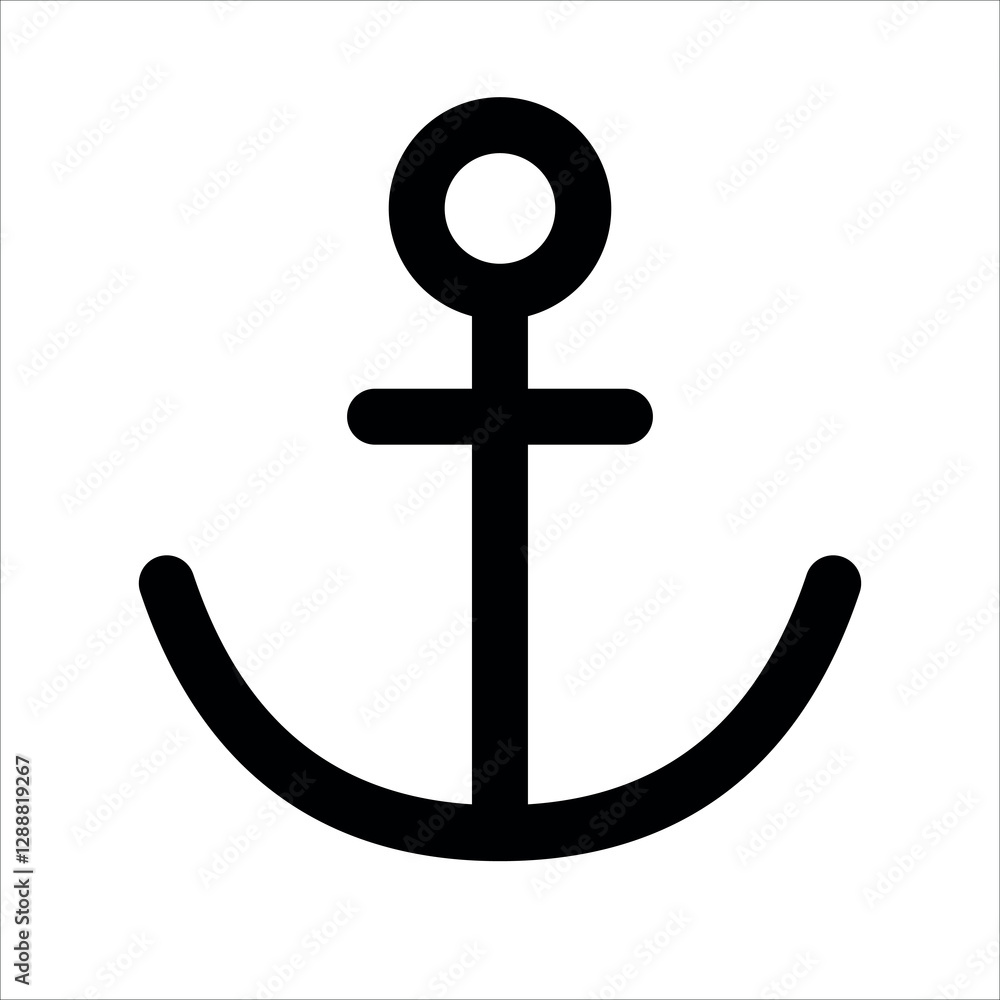 anchor vector icon symbol anchor vector icon symbol