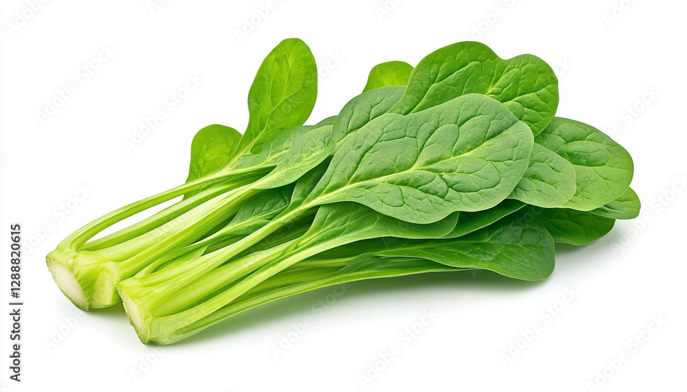 Fresh spinach leaves arranged beautifully for a healthy meal preparation. Fresh spinach leaves arranged beautifully for a healthy meal preparation.