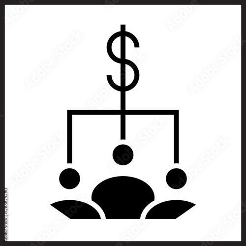 Dividend icon Design