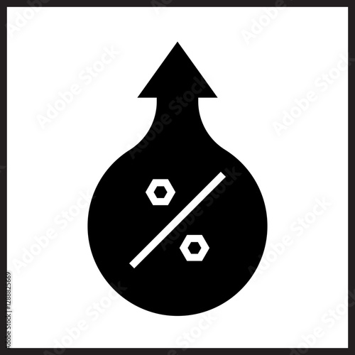 Profit Margin icon Design