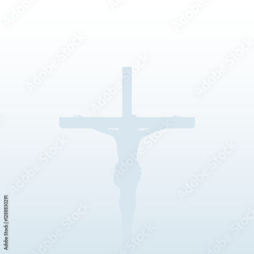 Good friday cultural background for spiritual belief and faith vector. Good Friday post and creatives. Happy Good Friday and Holy Week Flyer Design. 