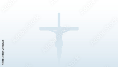 Good friday cultural background for spiritual belief and faith vector. Good Friday post and creatives. Happy Good Friday and Holy Week Flyer Design. 