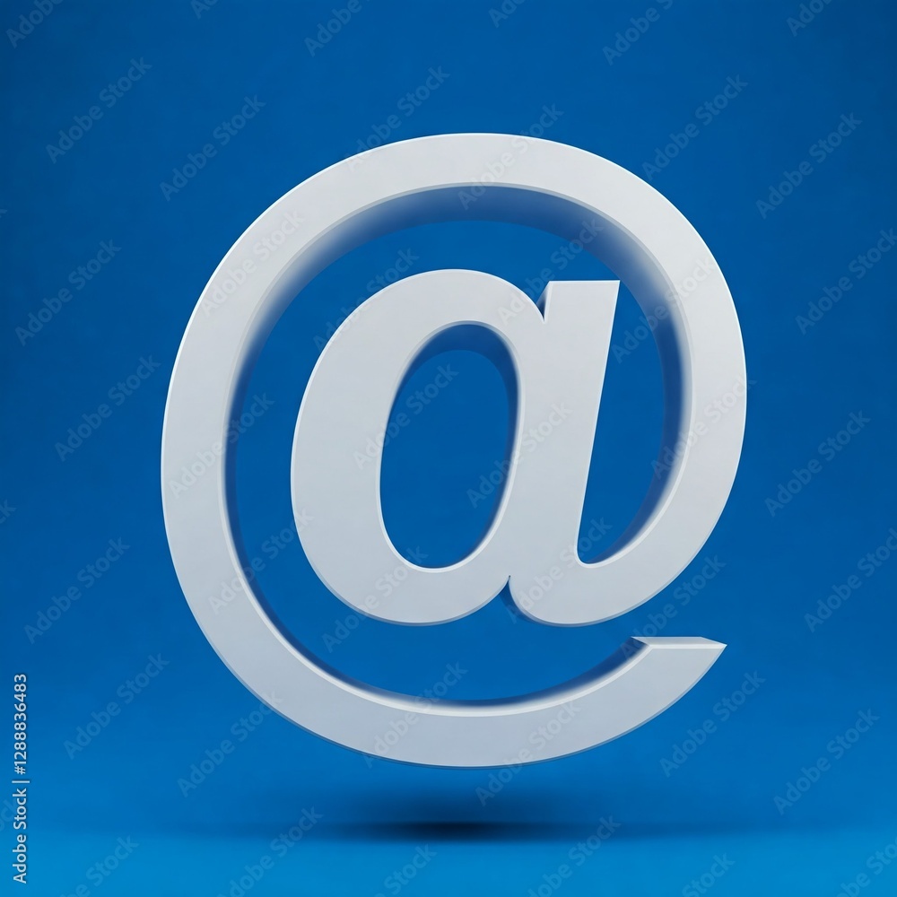 3D e mail symbol 3D e mail symbol