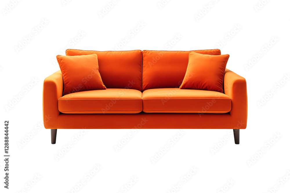 Modern luxury comfortable sofa isolated on a transparent background. Modern luxury comfortable sofa isolated on a transparent background.