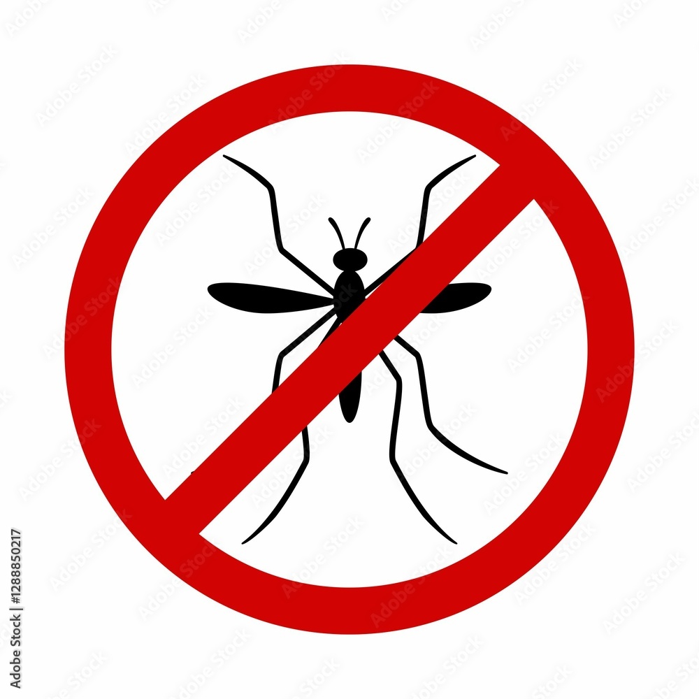 No Mosquito icon. Design image No Mosquito icon. Design image