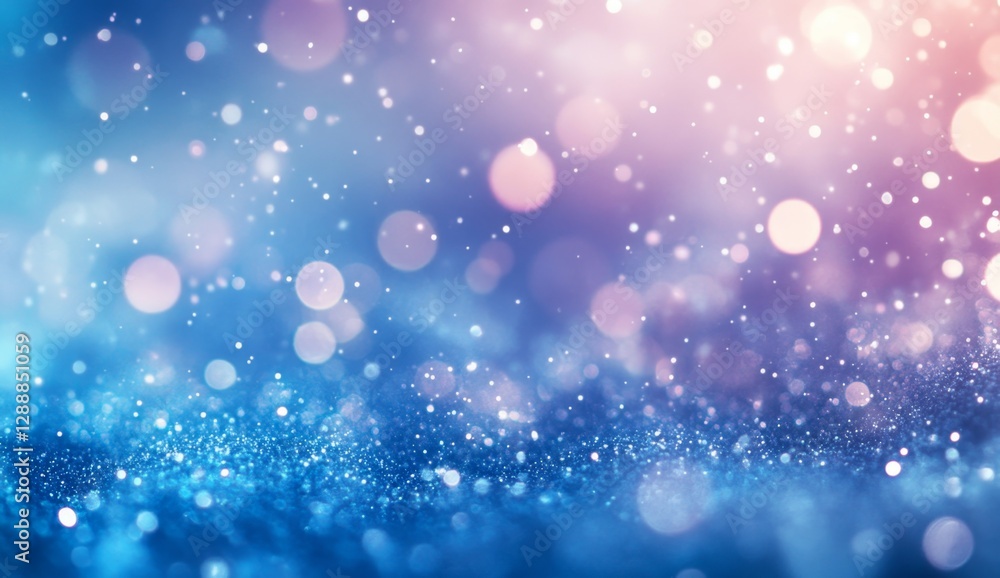 Fototapeta premium Abstract winter bokeh background