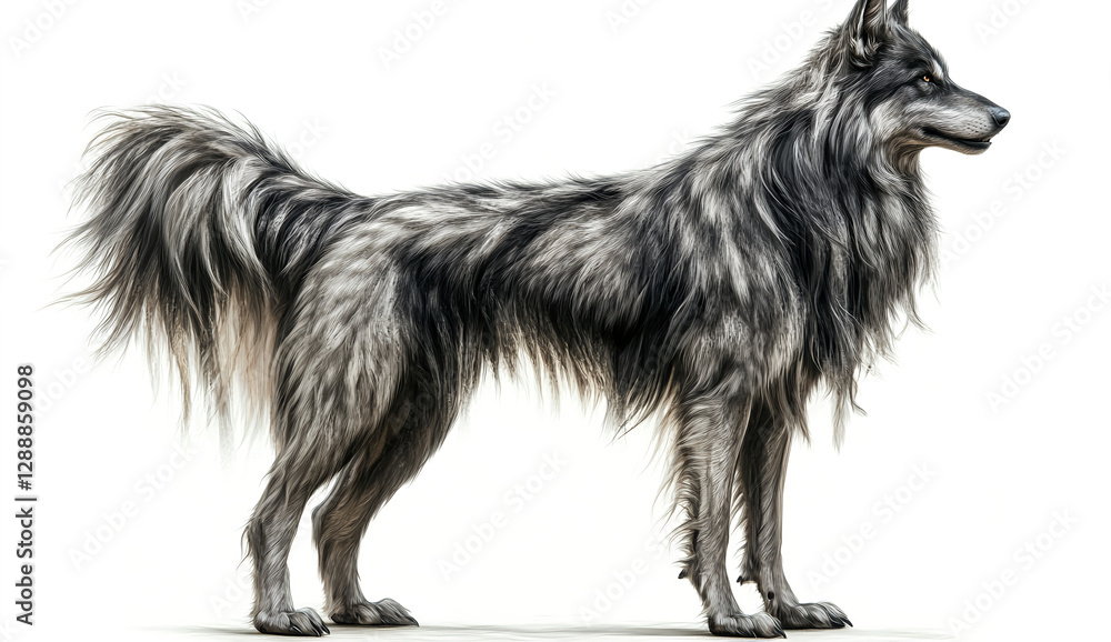 Majestic Long-haired Wolfdog Profile Majestic Long-haired Wolfdog Profile