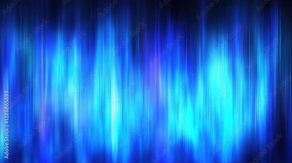 Abstract Blue Light Waves with Soft Gradient Effect Background Abstract Blue Light Waves with Soft Gradient Effect Background