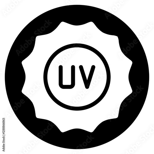uv glyph icon