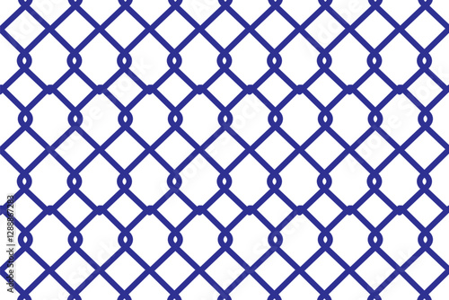 Wire mesh fence, background. Vector illustration