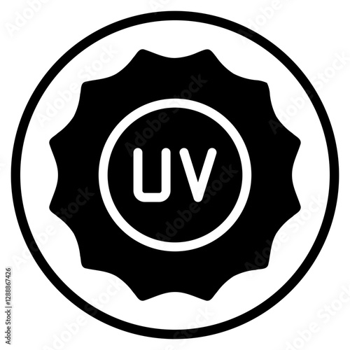 uv glyph icon