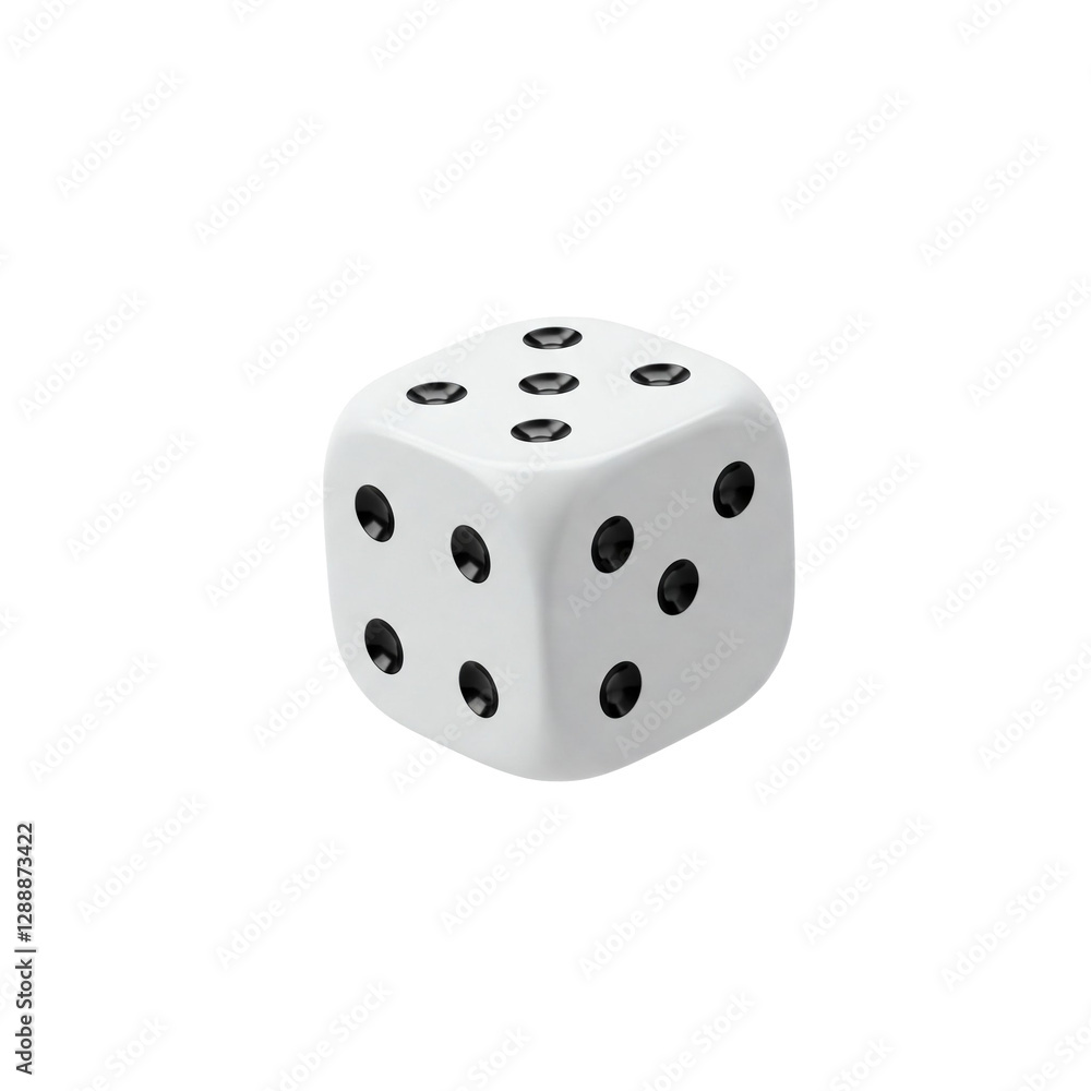 Pair of Dice Showing Double Sixes on White Background Pair of Dice Showing Double Sixes on White Background