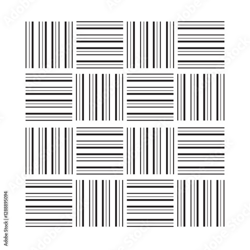 seamless pattern with barcode design 
