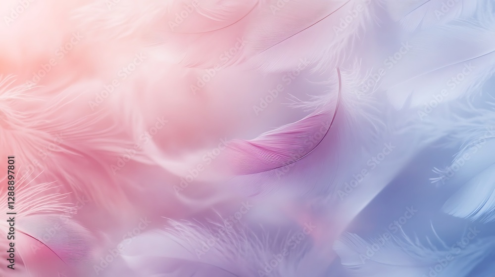 Soft Blurred Feather Background in Pastel Tones – Ideal for Branding & Wallpapers Soft Blurred Feather Background in Pastel Tones – Ideal for Branding & Wallpapers