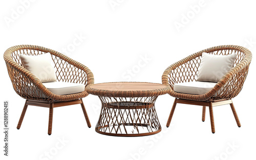 Garden Furniture Set Patio on transparent or white background,png