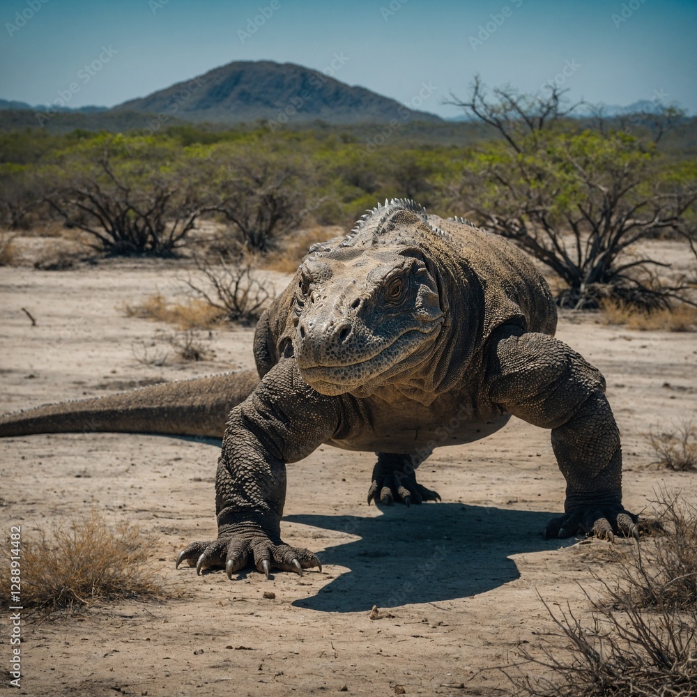 Fototapeta premium rhino in the wild
