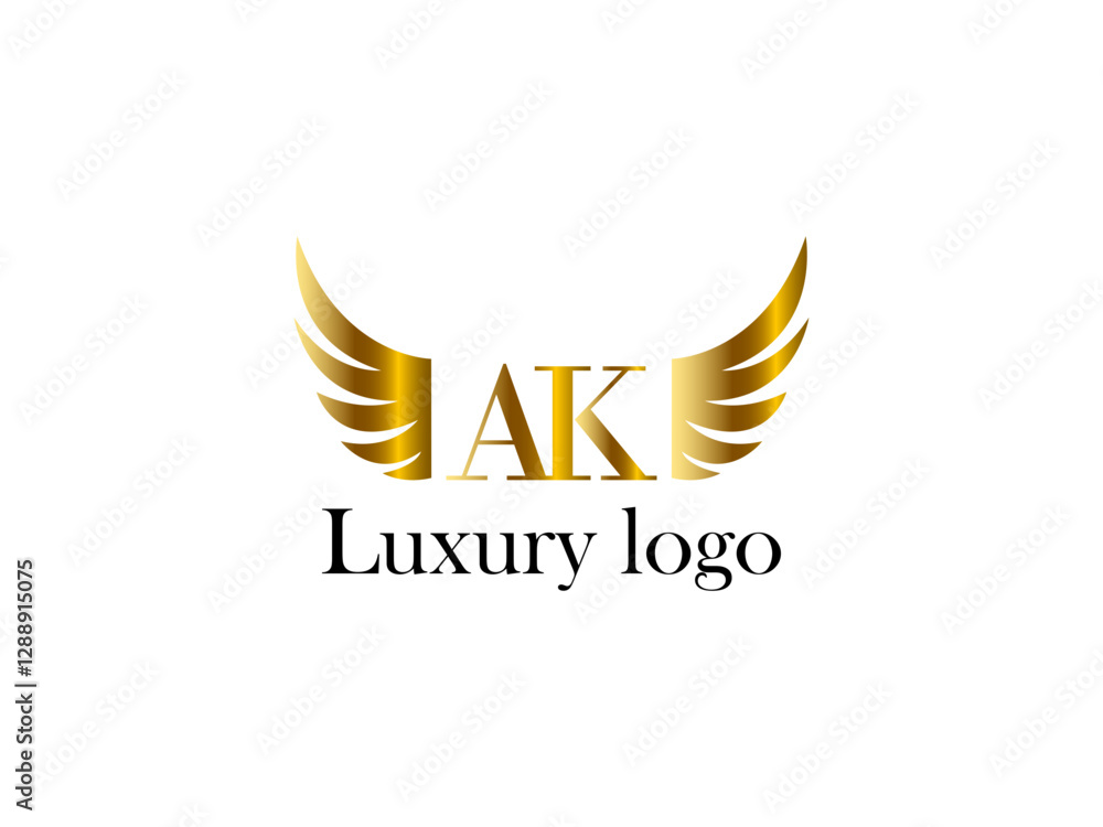 Obraz premium Letter luxury logo collection