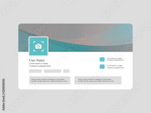 Abstract Linkedin Unique Facebook Instagram Cover Design