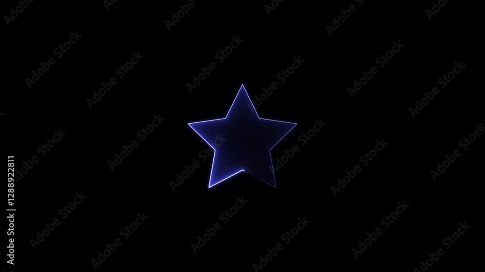 Abstract Neon light star frame loading background 4k animation. Abstract Neon light star frame loading background 4k animation.