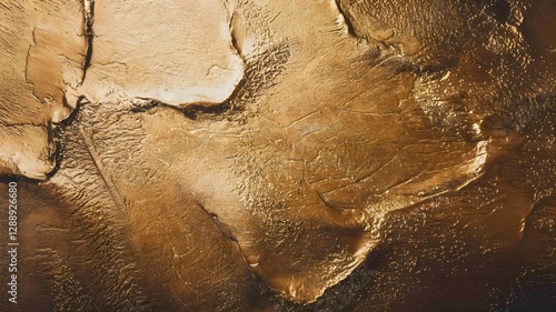 Textured Gold and Bronze Surface with Distressed Vintage Aesthetic