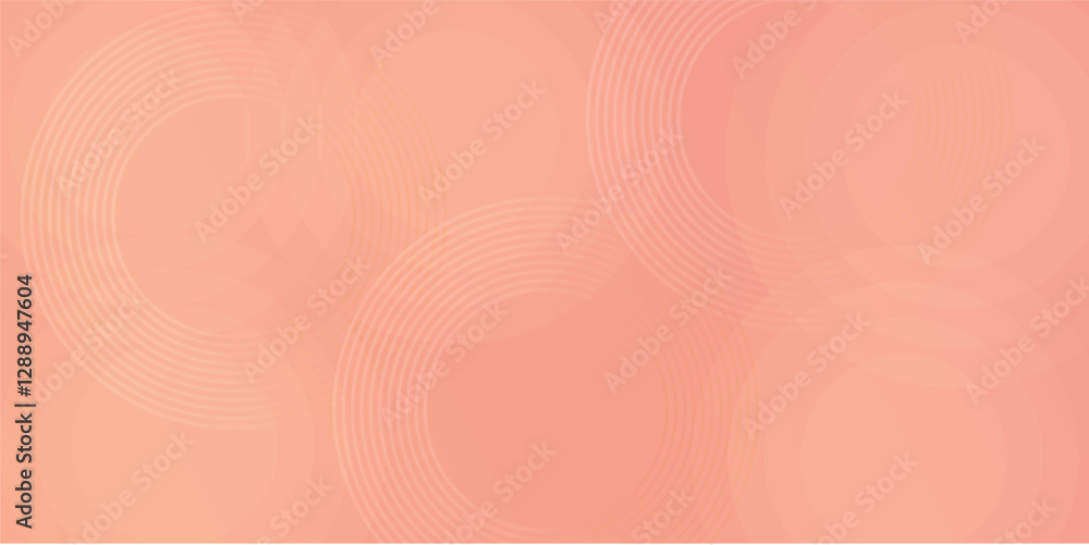 Modern abstract peach pastel background with intersecting circles. Modern abstract peach pastel background with intersecting circles.