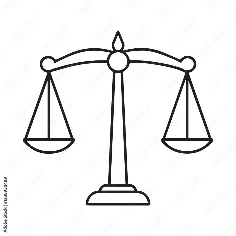 Scale of Justice Symbol of Law, Fairness, and Legal Balance Scale of Justice Symbol of Law, Fairness, and Legal Balance